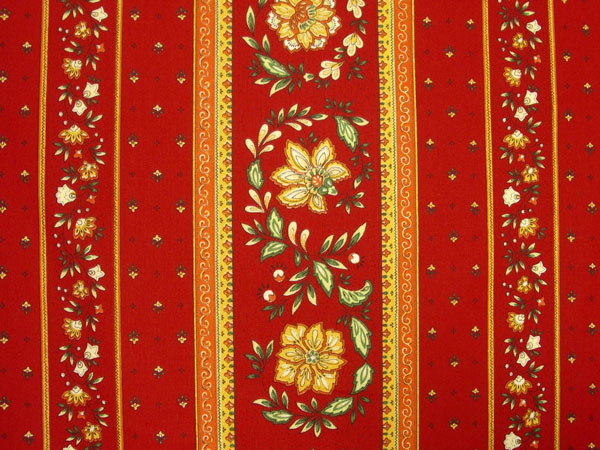Provence Fabric (Vence. red) Provence Fabric (Vence. red)